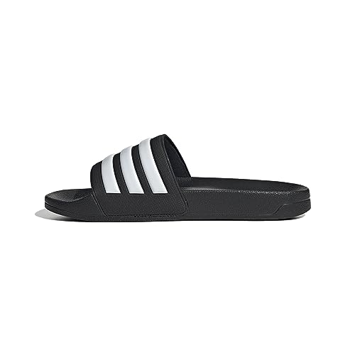Detalle de adidas Adilette Shower Slides Unisex – Core Black/Cloud White, Größe EU 42