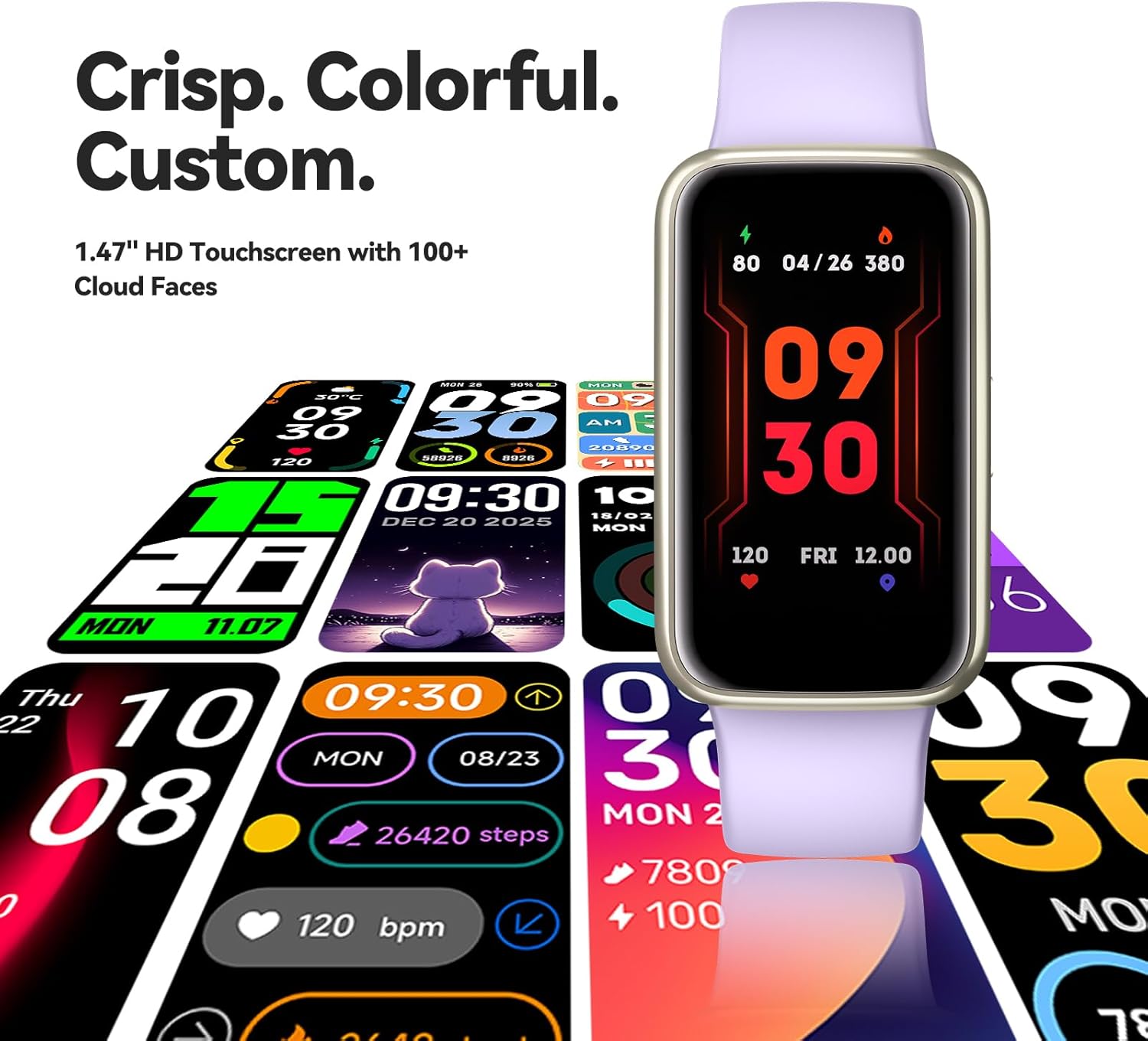 Thumbnail 5 de Enfit Smart Watch for Women & Men: Slim 1.47" Fitness Tracker with Bluetooth Call and 100+ Sports Modes
