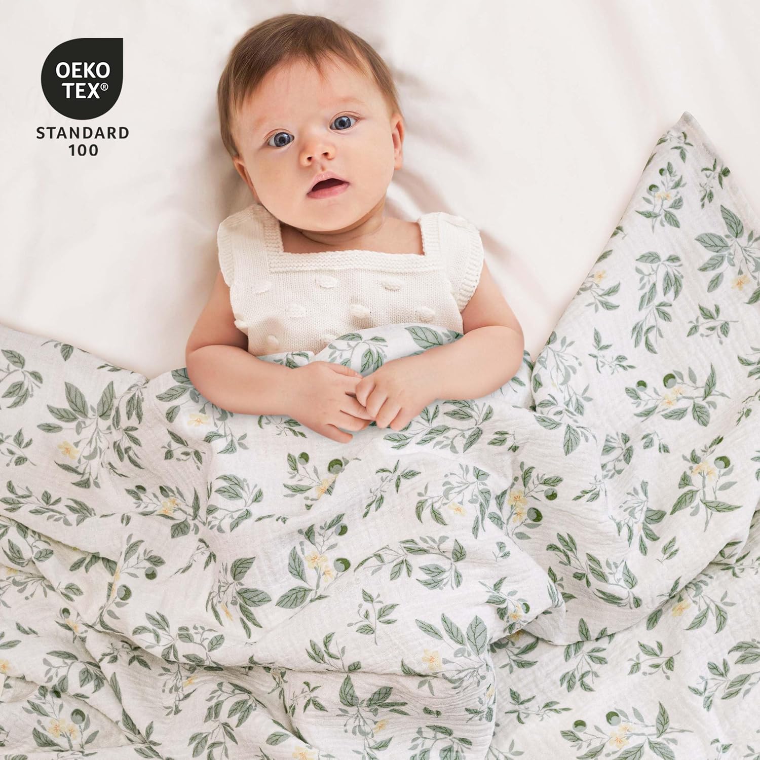 Detalle 2 de GLLQUEN BABY Baby Blankets 95x100cm 3 Pack