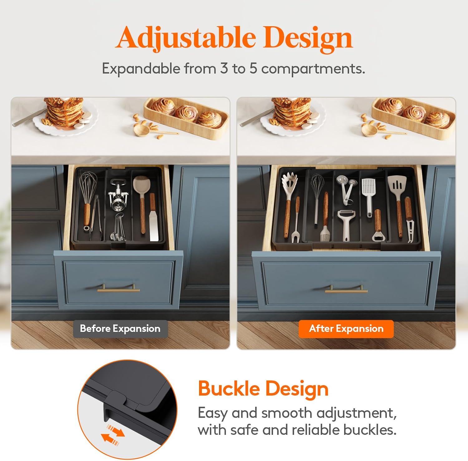 Thumbnail 4 de Lifewit Utensil Organizer, 14" ⚙