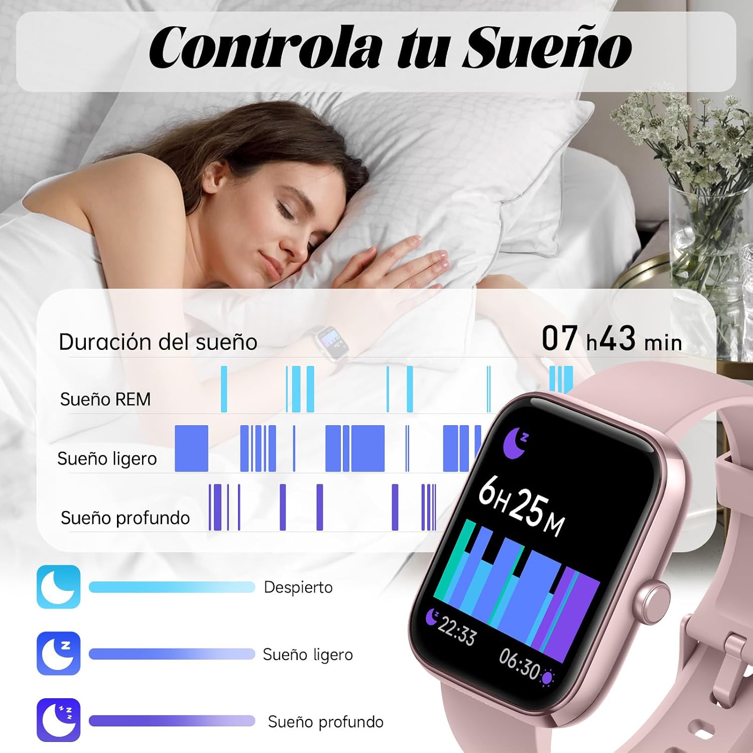 Thumbnail 6 de YMZ Smart Watch 1.83 pulgadas con Bluetooth
