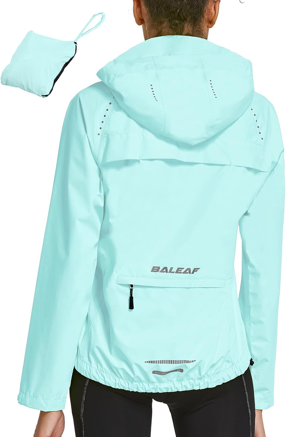 Detalle 2 de baleaf Women's Waterproof Windbreaker Jacket 1️⃣