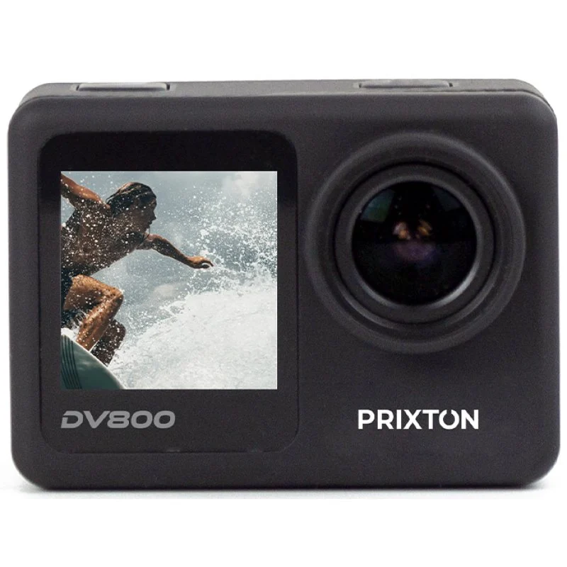 Prixton DV800 Cámara deportiva Dual Screen 5k 📷