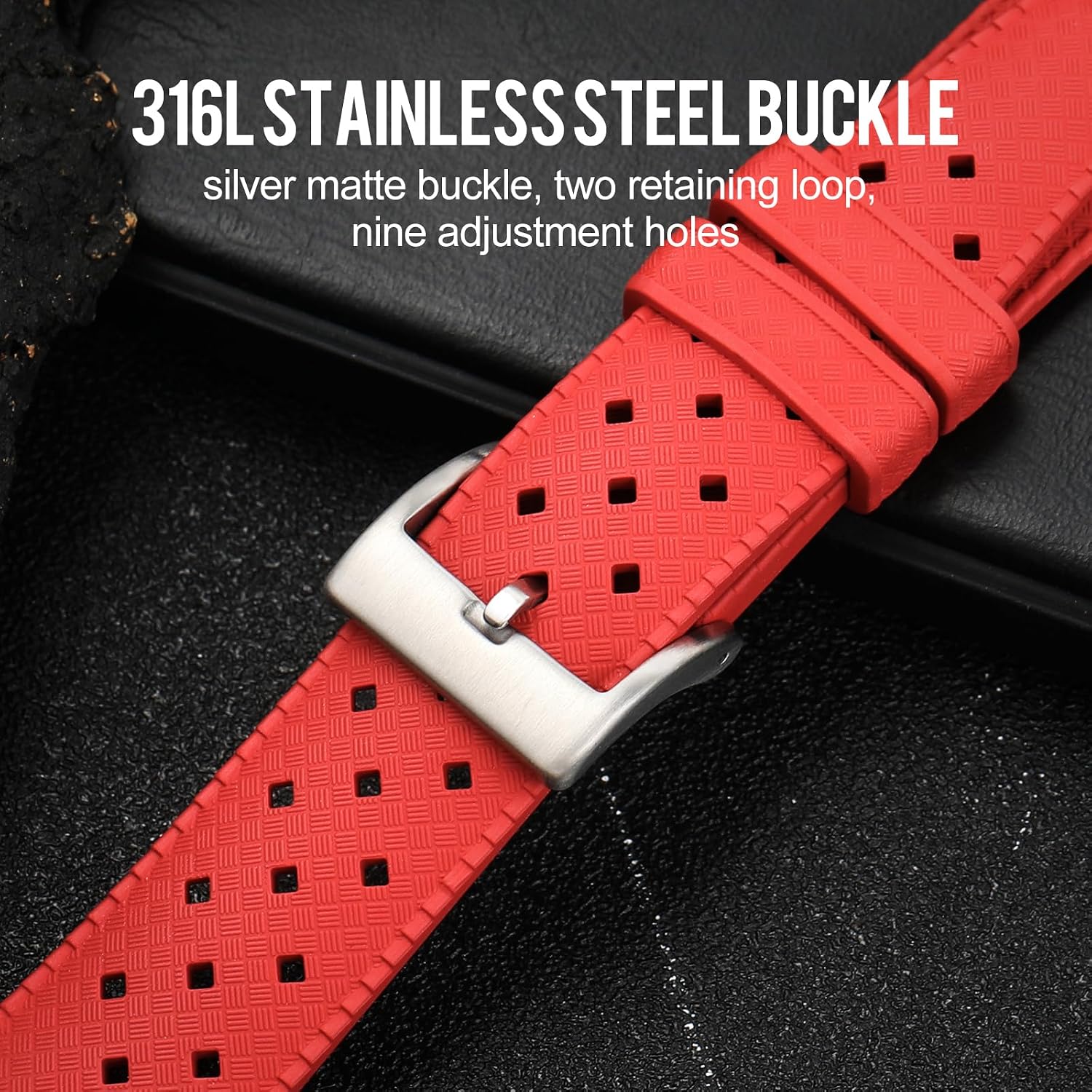 Thumbnail 5 de Fkm Gummi Uhrenarmband 20/22mm