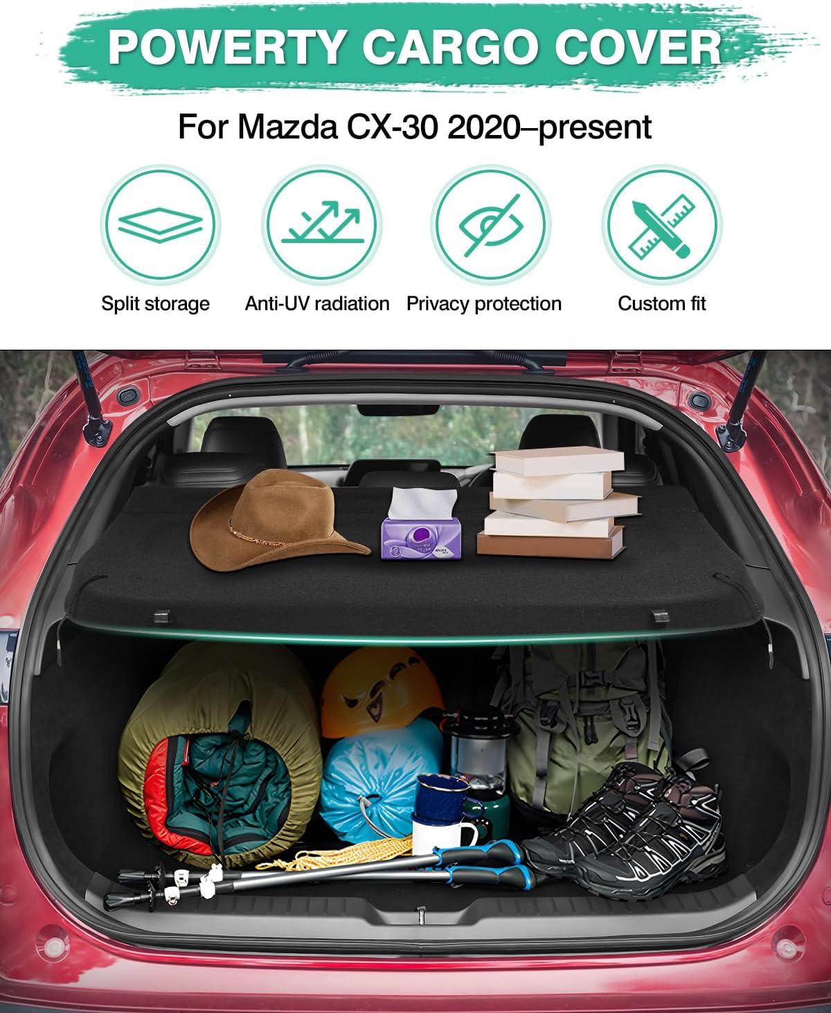 Detalle 2 de Powerty Cargo Cover for Mazda CX-30 2020-26