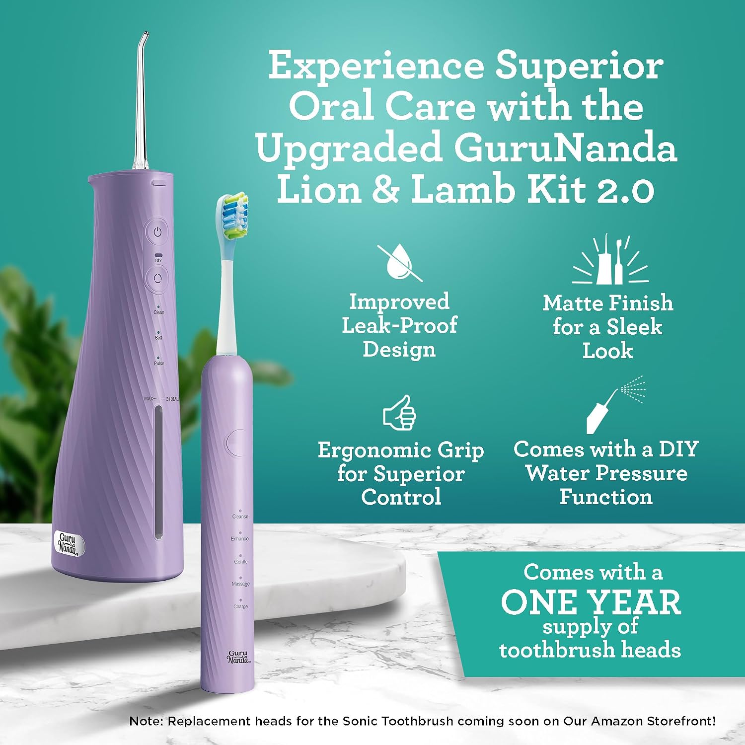 Detalle 2 de GuruNanda Lion & Lamb Kit 2.0 Electric Toothbrush