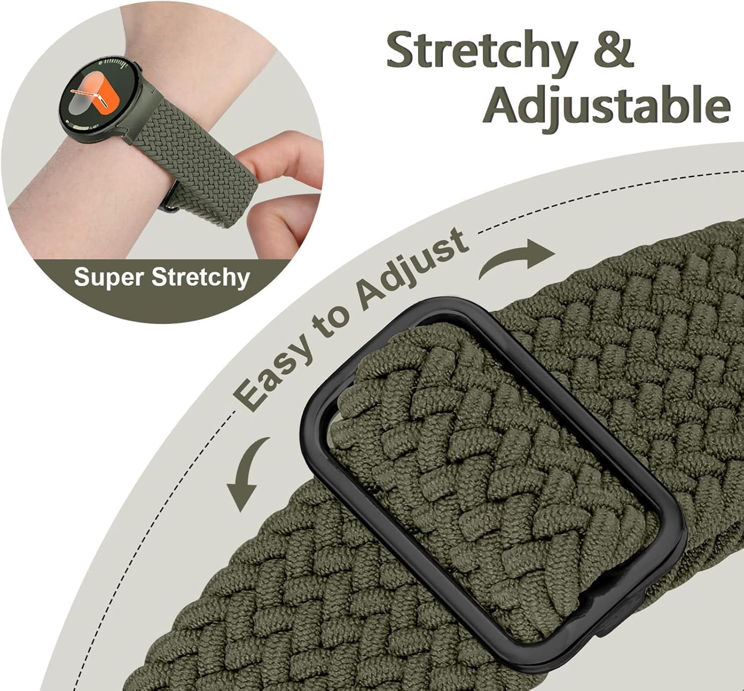 Thumbnail 2 de Galaxy Watch Strap 40–46mm Nylon Sport Loop 4 Pack