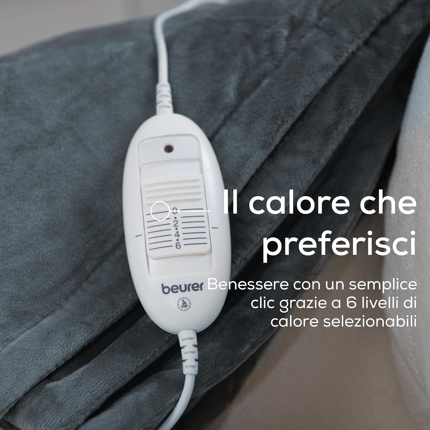 Detalle 2 de Beurer HD 75 Coperta riscaldata 180x130 cm