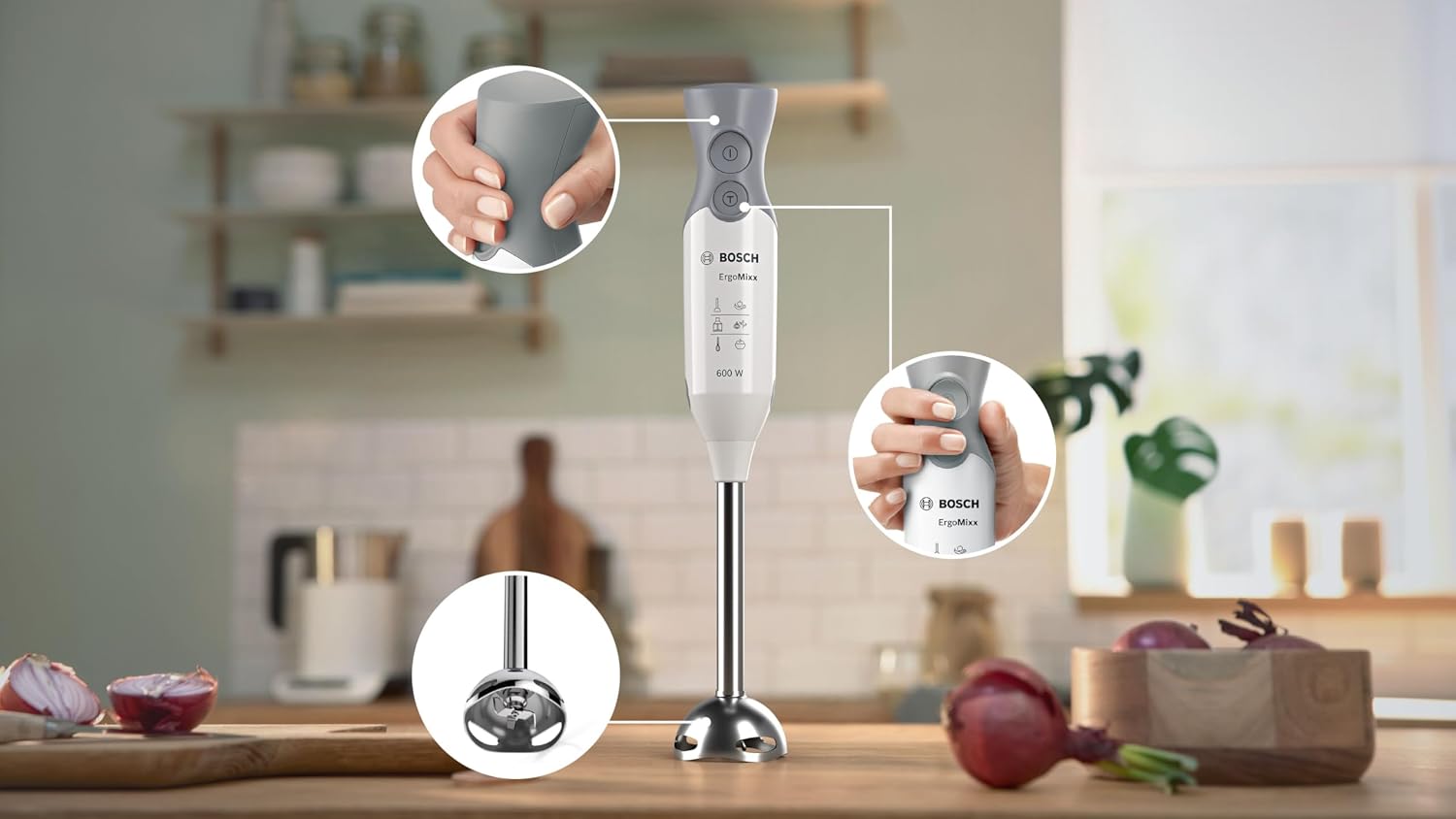 Thumbnail 3 de Bosch ErgoMixx MSM66110 600 W Stabmixer