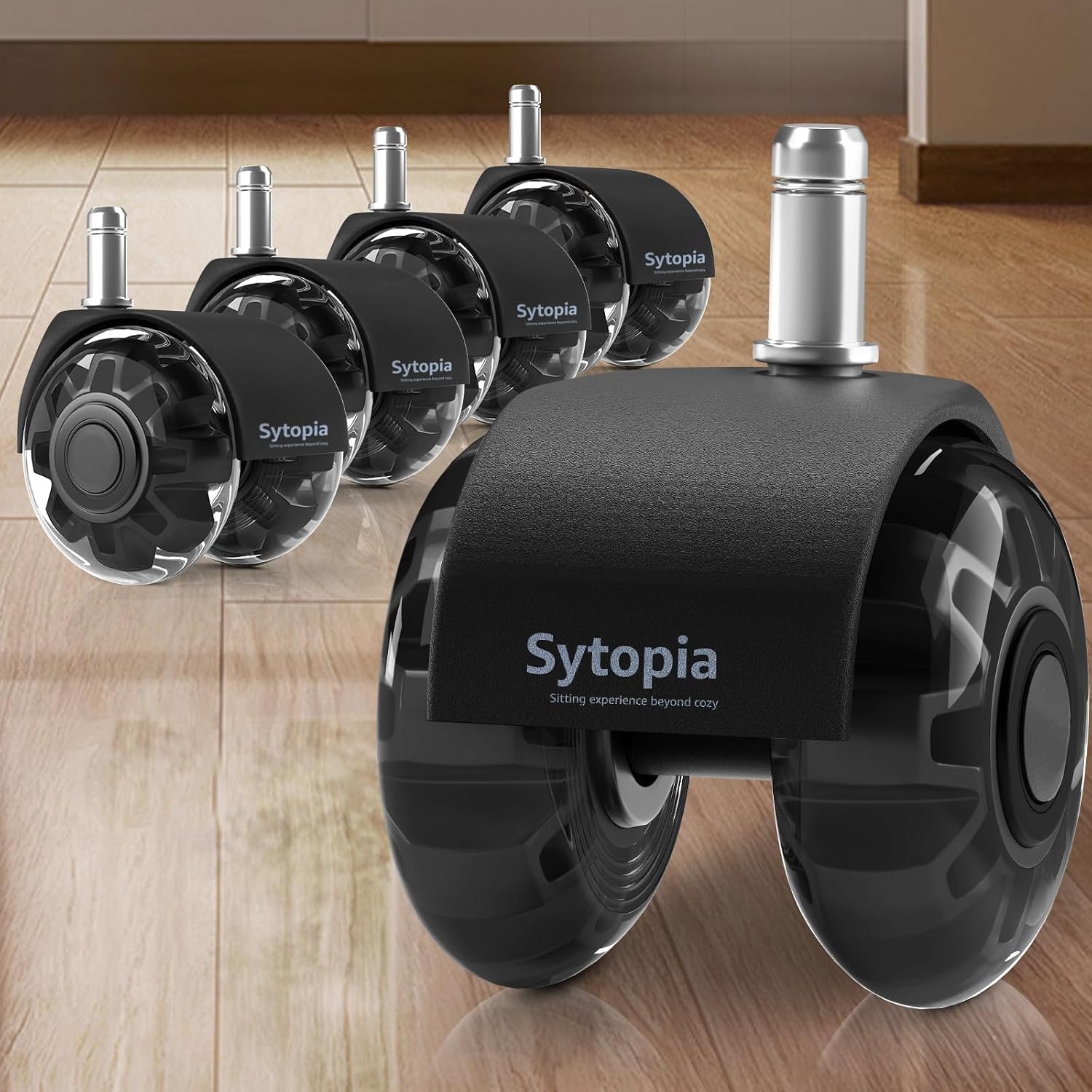 Detalle de Sytopia Bürostuhl Rollen 11 x 22 mm 5er Set