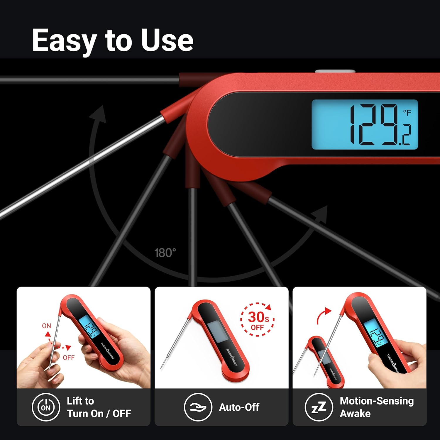 Thumbnail 3 de Professional 0.5 Sec Instant Read Thermometer 🍖