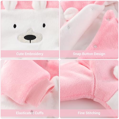 Detalle de WYTbaby Baby Overall Winter Schneeanzug – Winter-Jumpsuit für 3–6 Monate | Wärmendes Flanell-Design