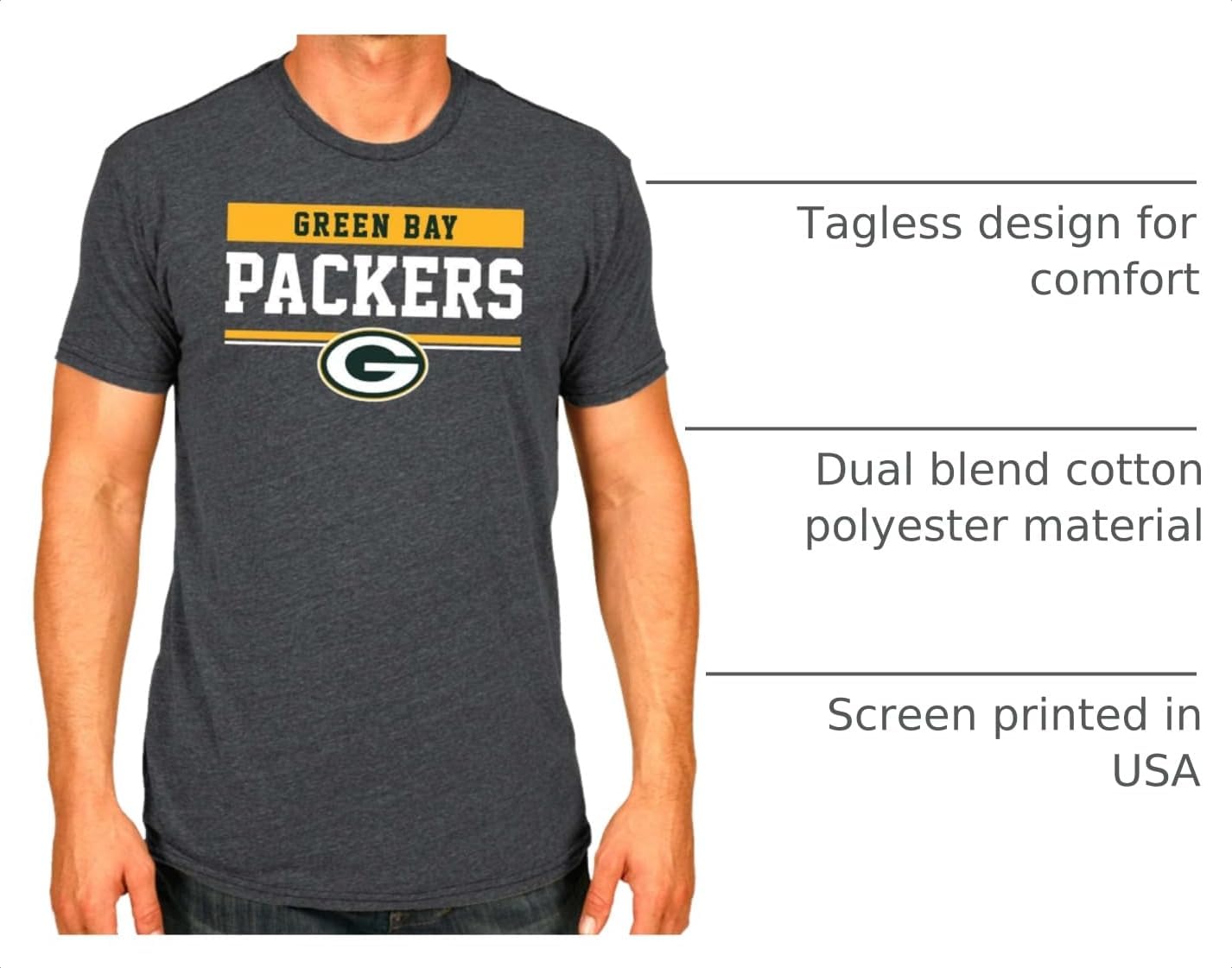 Detalle 2 de NFL Jacksonville Jaguars T-Shirt, Charcoal