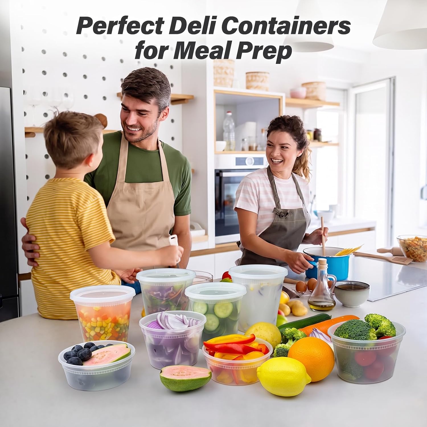 Thumbnail 5 de Dealusy 32 oz Deli Containers 50-Pack 🥣