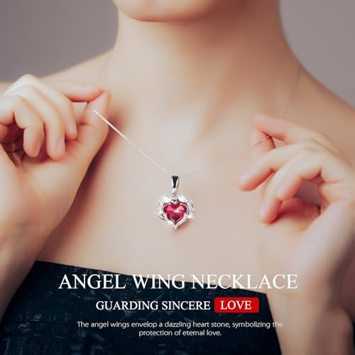 Detalle de GOICC Rosa Eterna: Regalos Originales para Mujer con Collar y Rosa Roja Estabilizada