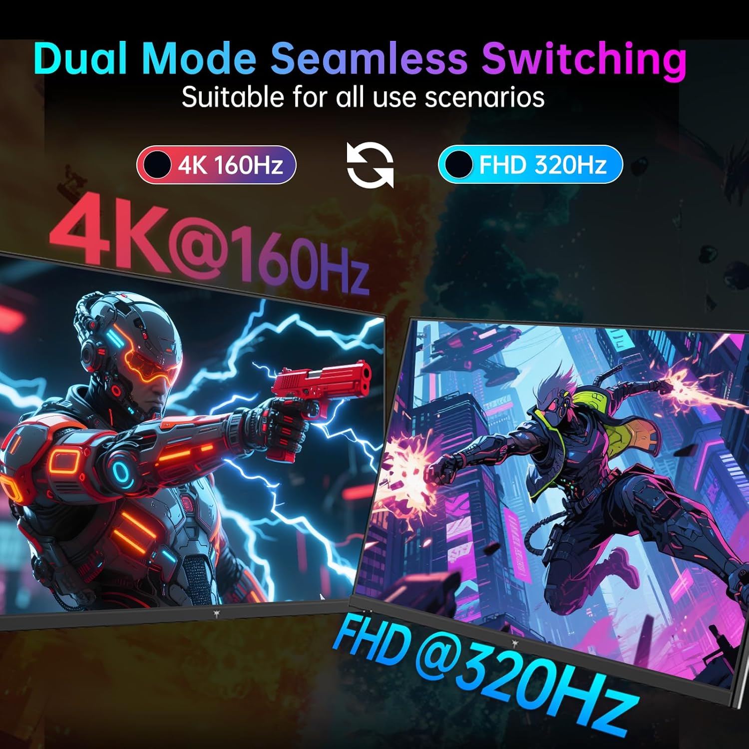 Thumbnail 3 de KTC M27P6 27-inch MiniLED Gaming Monitor (4K@160Hz / FHD@320Hz) with 1152-zone Local Dimming