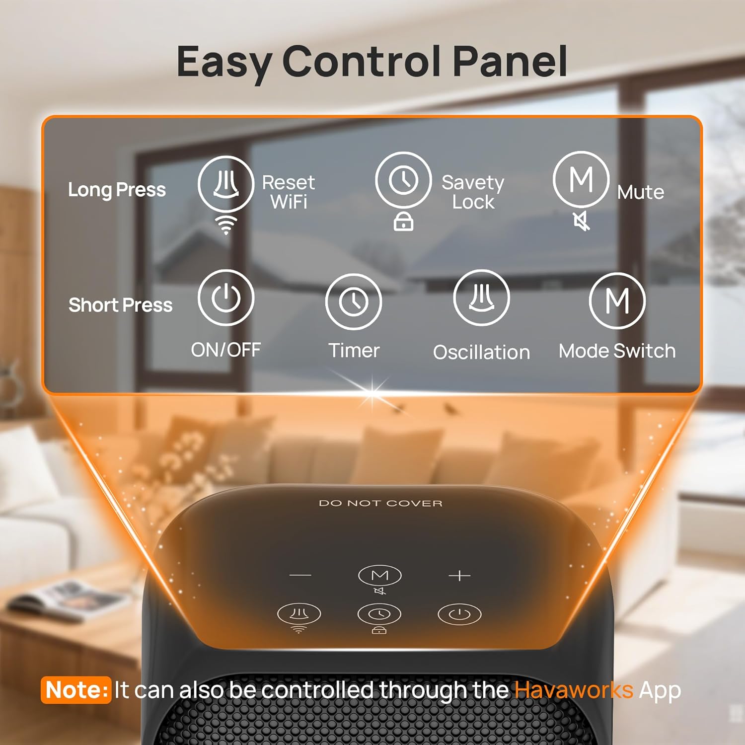 Thumbnail 6 de FLANUR Smart Space Heater, 1500W ⚡