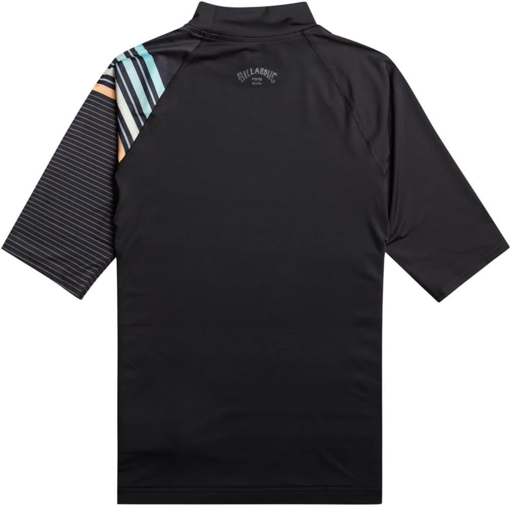 Detalle 2 de BILLABONG Contrast SS Printed Set di Rash Guard Uomo – UPF 50, manica corta