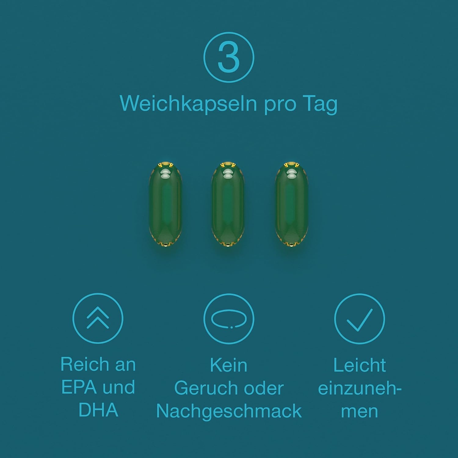 Thumbnail 4 de Omega 3 Kapseln Hochdosiert 3000mg