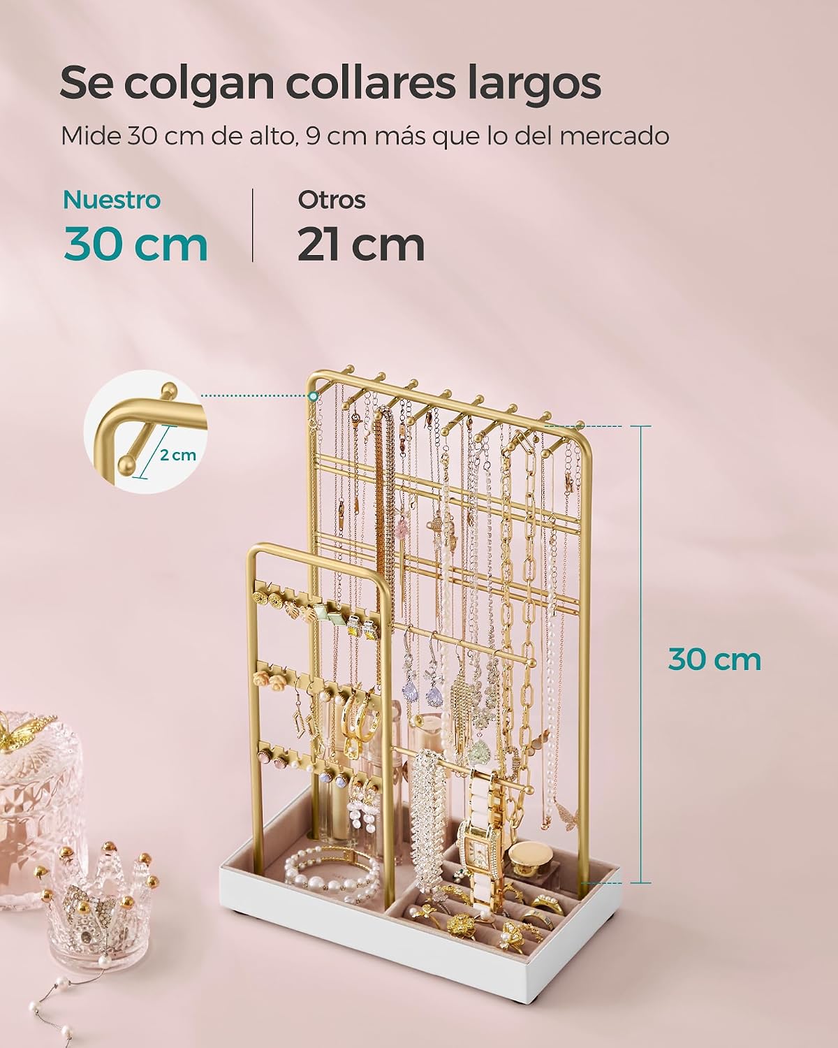 Thumbnail 6 de SONGMICS JJS021A01 Organizador Joyas