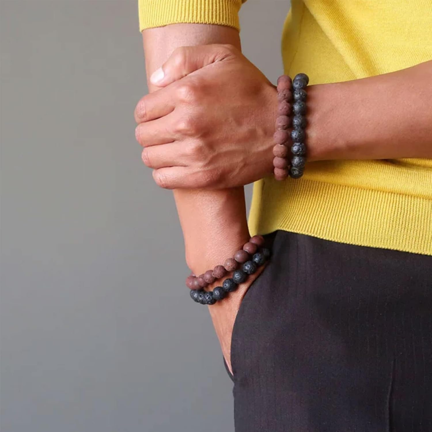 Thumbnail 4 de RANKEEF Perlenarmband Herren 8 mm