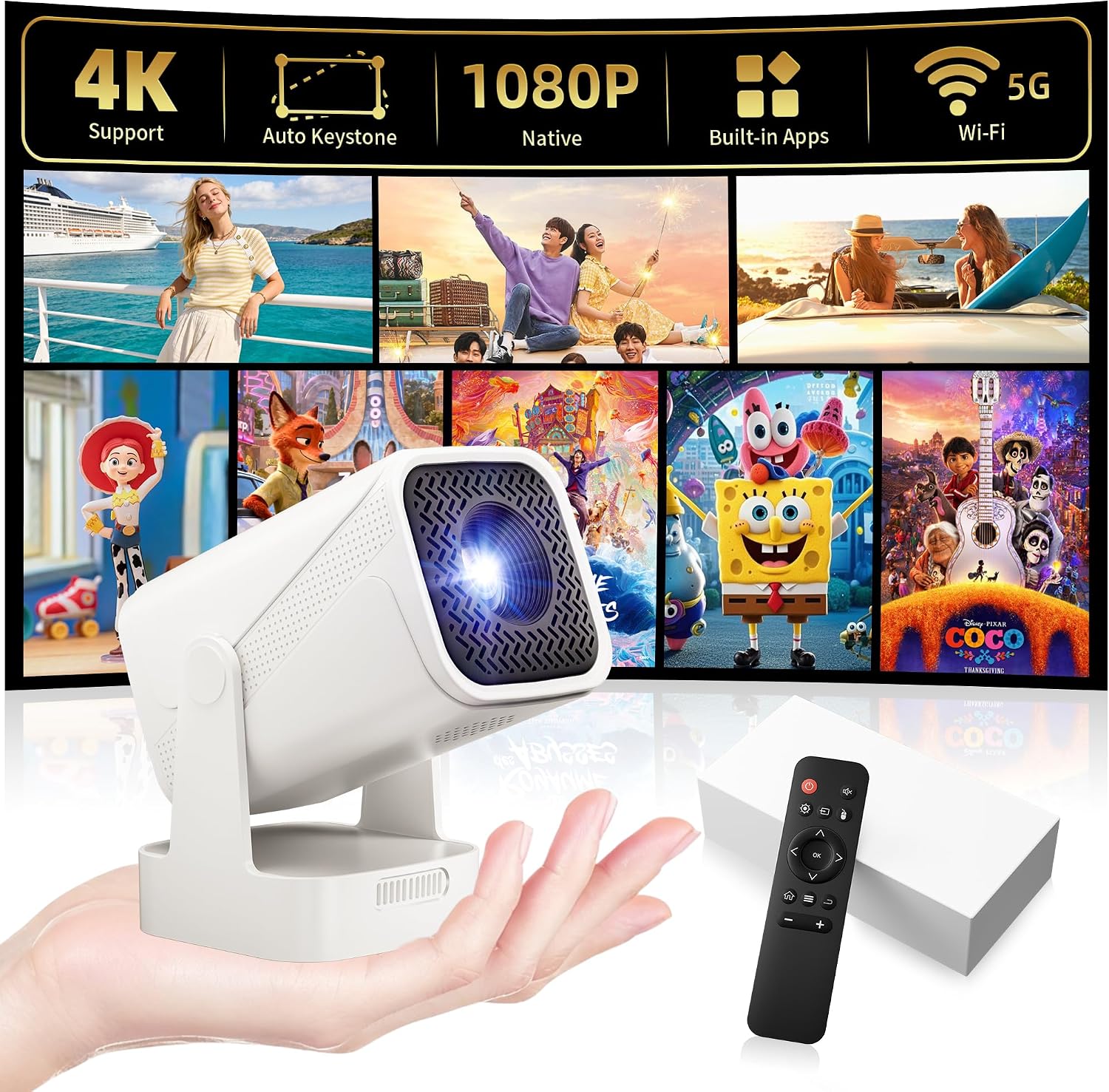 Detalle de Mini Projector Native 1080P