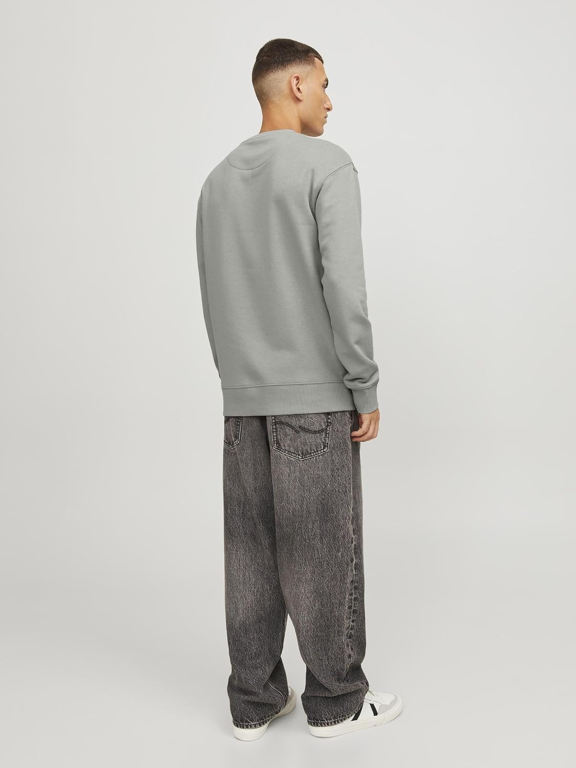 Thumbnail 2 de Jack & Jones Sweatshirt Plain da uomo in felpa: girocollo e maniche sovrapposte