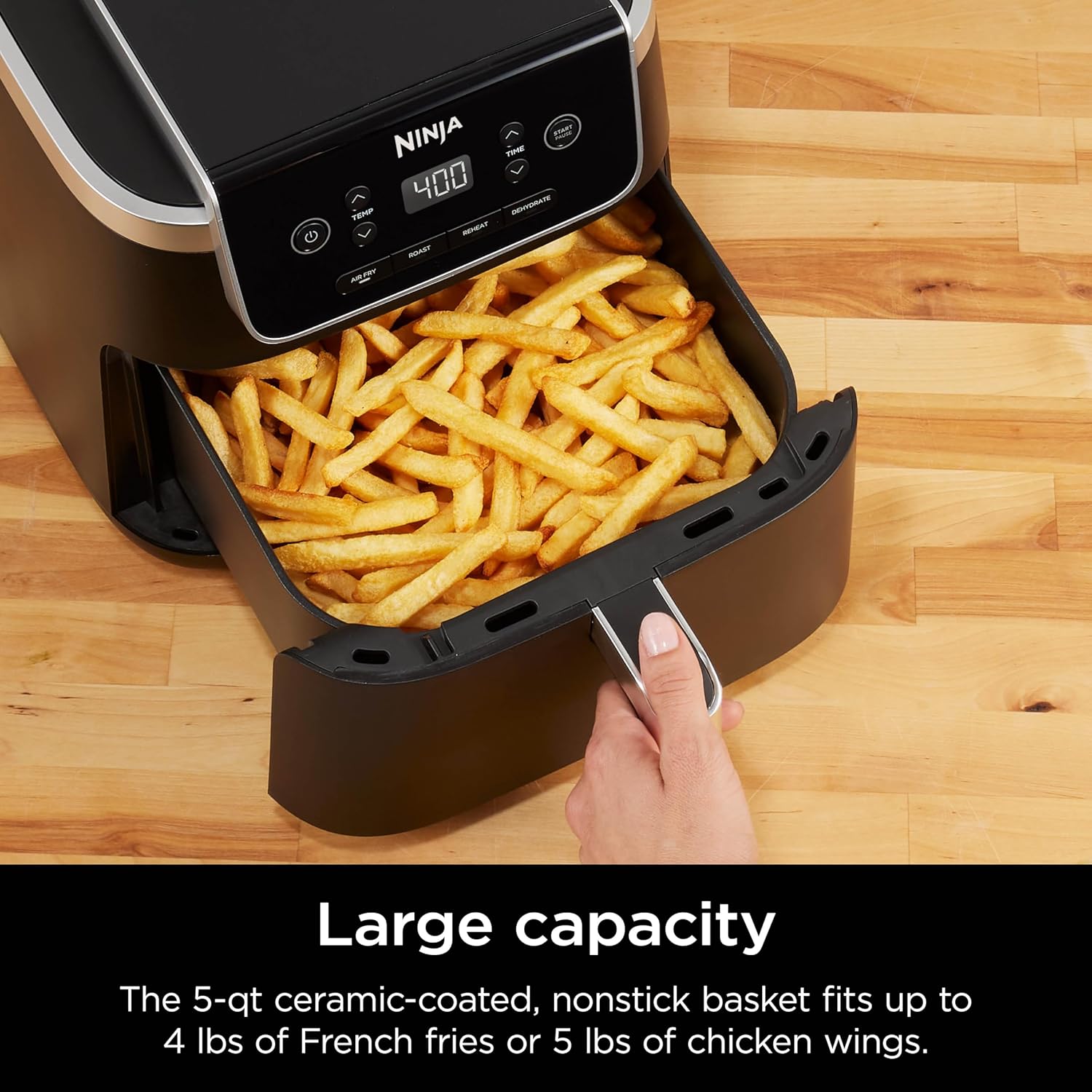 Thumbnail 2 de Ninja AF141 Air Fryer 5QT 4-in-1