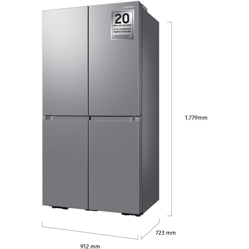 Detalle 2 de Samsung RF59C70TES9 frigorífico americano 649 L