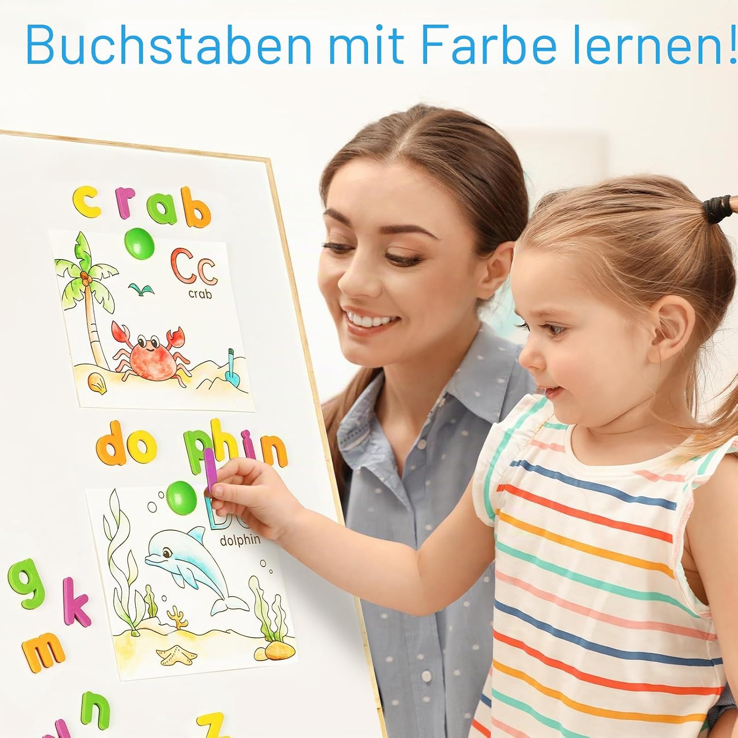Thumbnail 3 de JoyCat Malbuch mit Wasserfarben – 3-in-1 Malset für Kleinkinder (3–8 Jahre) Blau