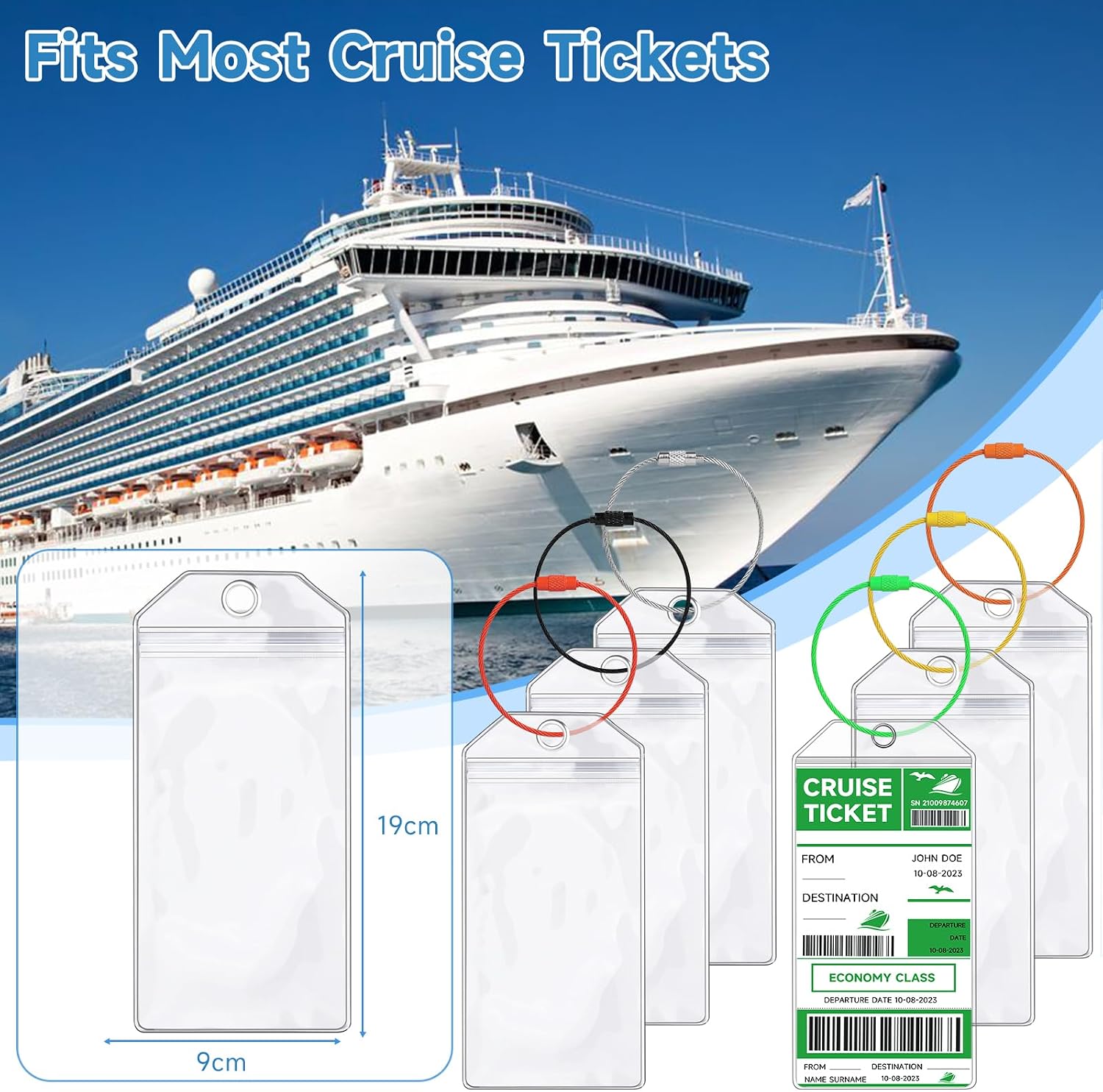 Thumbnail 6 de Alyvisun 6 Pièces Porte-Étiquettes Croisière