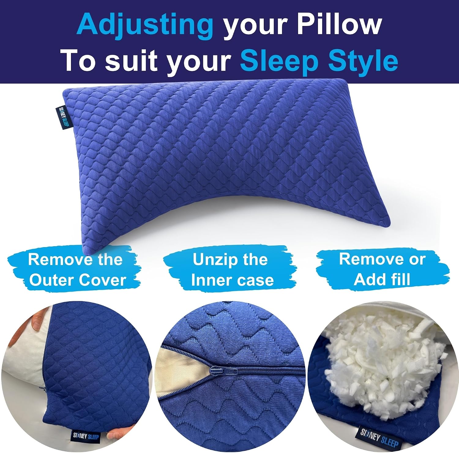 Thumbnail 1 de Sidney Sleep Pillow, King Size