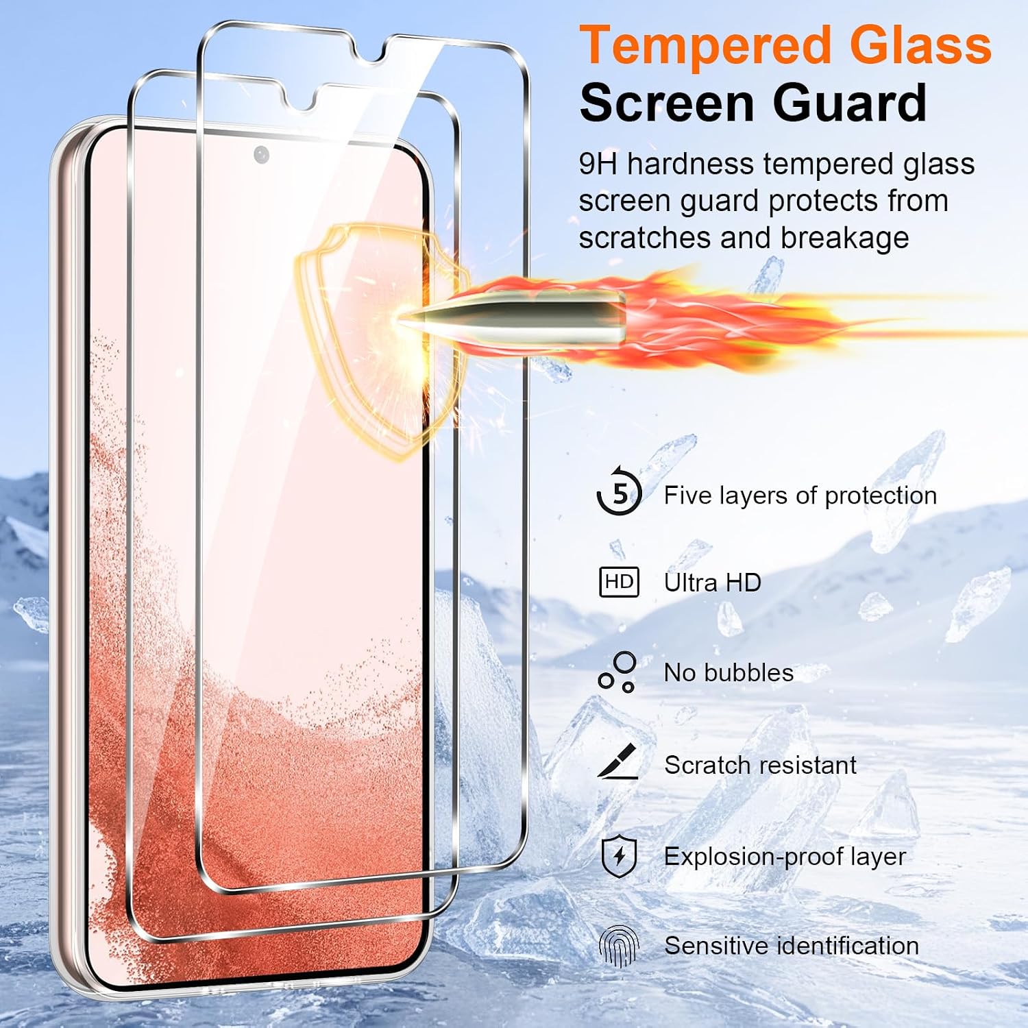 Thumbnail 4 de Oelrstfe Coque Samsung Galaxy S22 5G protection transparente