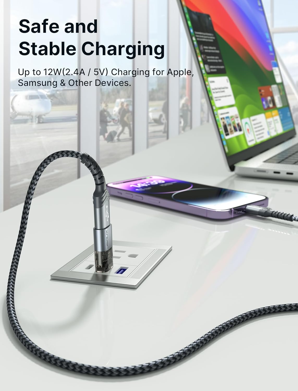 Thumbnail 4 de JSAUX USB Data Blocker & USB-C Data Blocker (4-Pack) for charging only