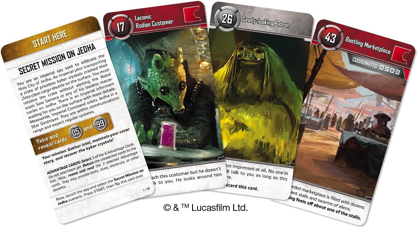 Detalle de Asmodee Star Wars UNLOCK! cooperative card game for 1-6 players