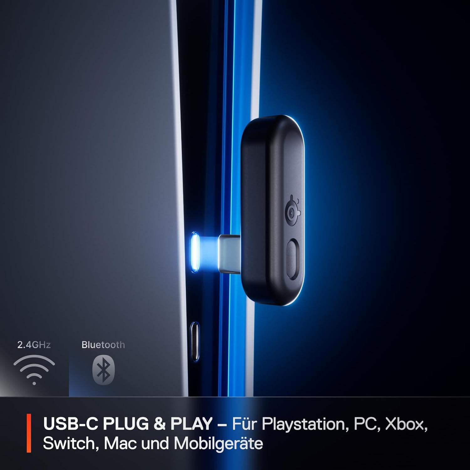 Thumbnail 6 de SteelSeries Arctis Nova 3P Wireless PS5 & PC Gaming-Headset – App-Steuerung, 40 Std. Akku, 2,4 GHz/Bluetooth