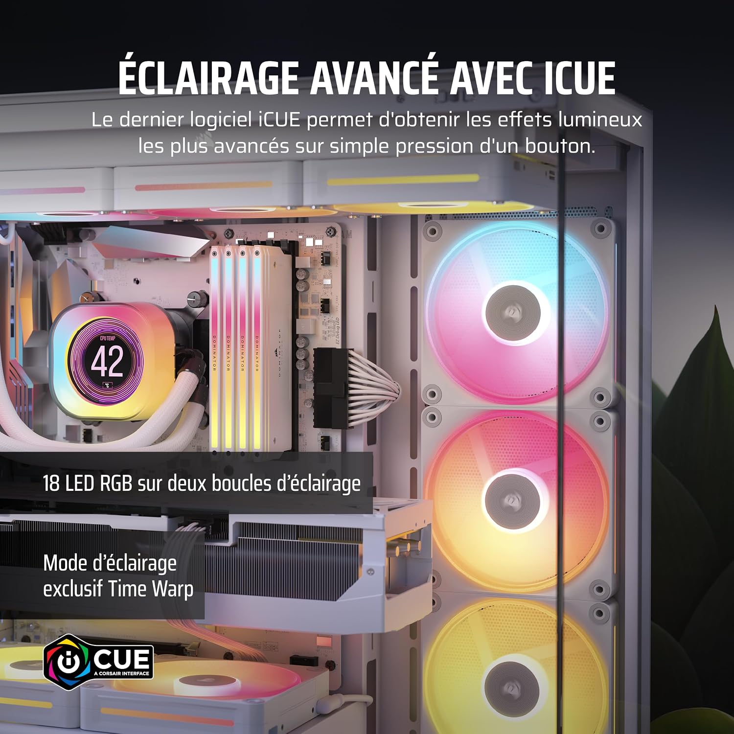 Detalle 2 de CORSAIR iCUE Link LX120-R 120mm RGB Ventilateurs