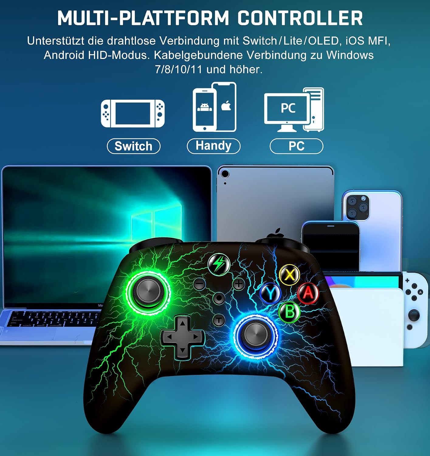 Thumbnail 5 de HELLCOOL Switch 2 Controller with RGB and Macro