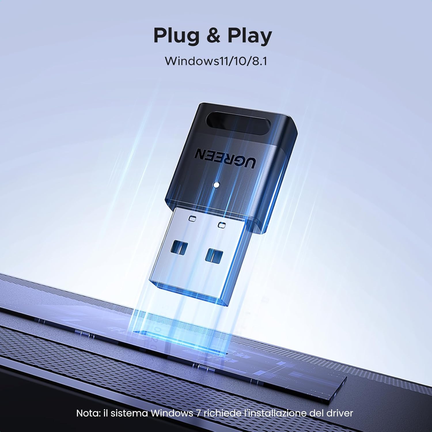 Detalle de UGREEN USB Bluetooth 5.4 per PC