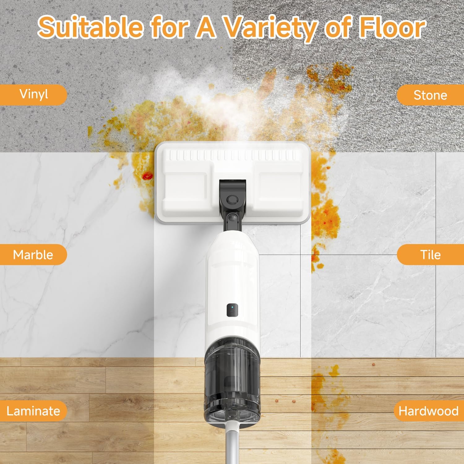 Detalle 2 de Steam Mop 260°F Multi-Purpose Floor Steamer