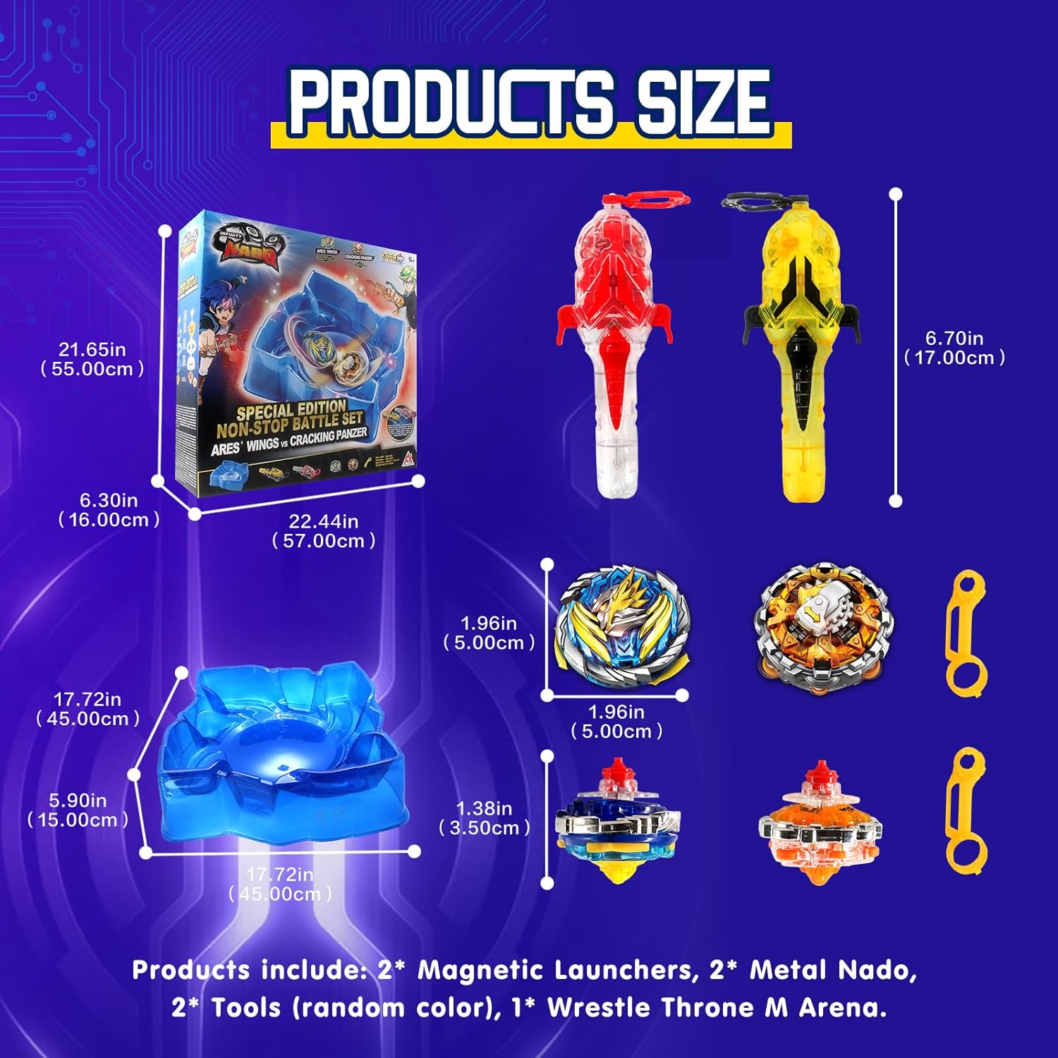 Thumbnail 3 de Infinity NADO Trompos con Arena