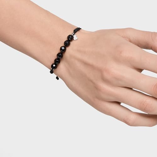 Thumbnail 5 de TOUS Pulsera de Cordón Negra de Onix con Motivo de Oso en Plata de Primera Ley – Colección Basics, 16.5 cm