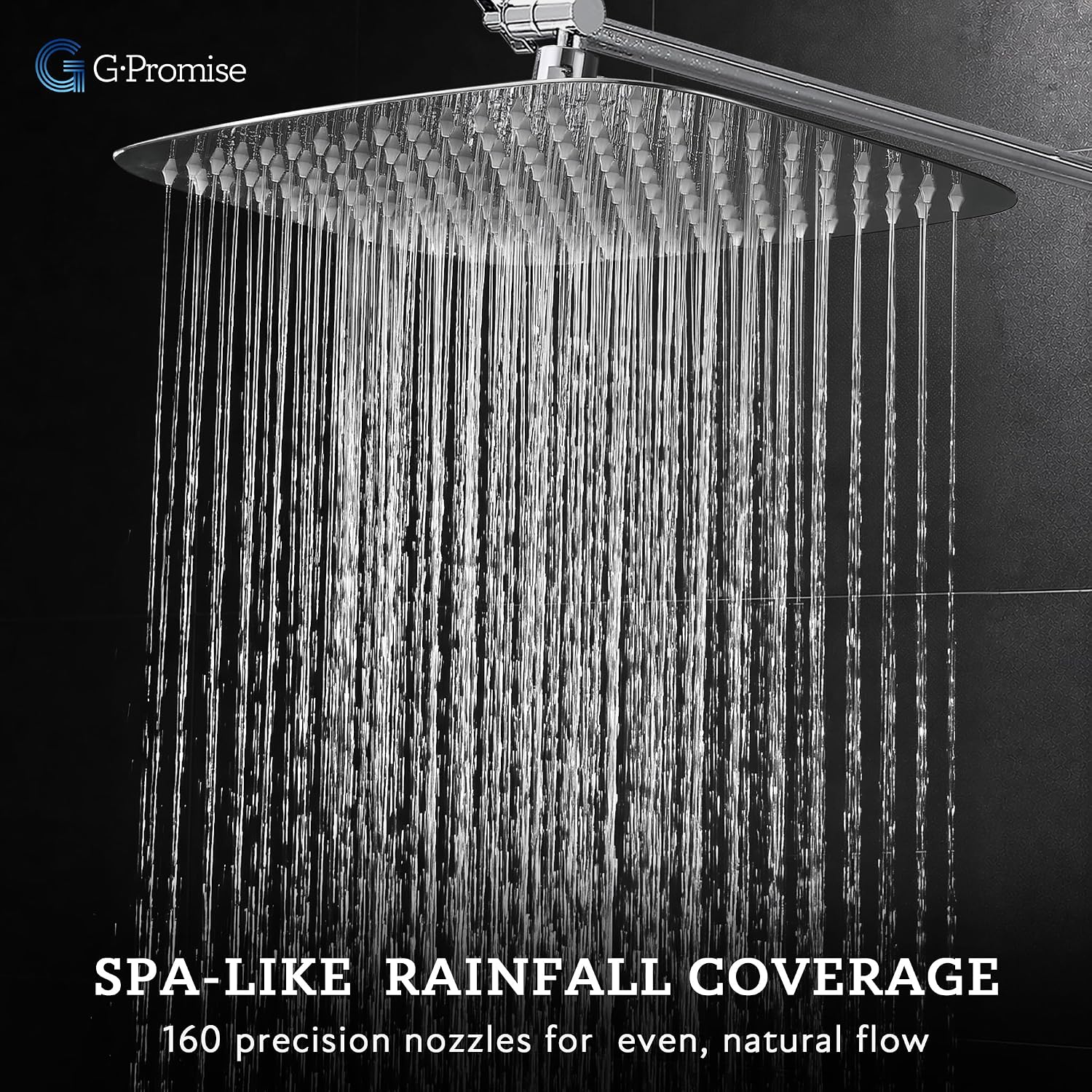 Detalle 2 de G-Promise 16 Inch Dual Square Shower Head