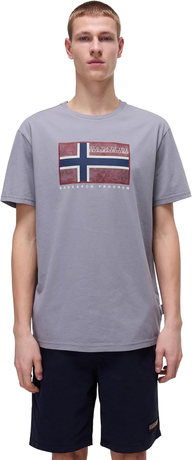 Detalle de Napapijri T-Shirt à Manches Courtes Semiles