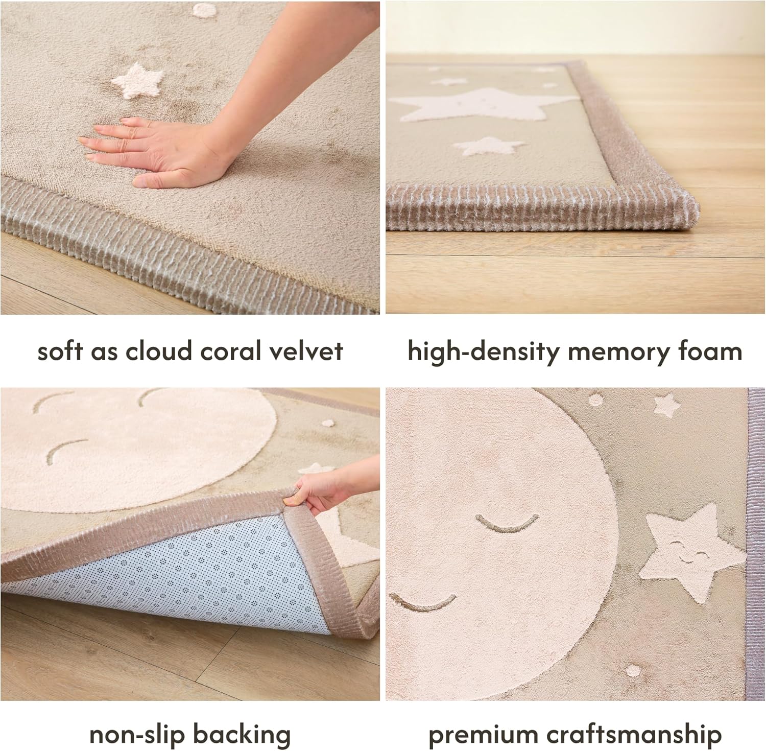 Thumbnail 2 de Hakuna Matte Cloud-soft Baby Play Mat 200x150x2.5cm – curved memory foam tatami mat