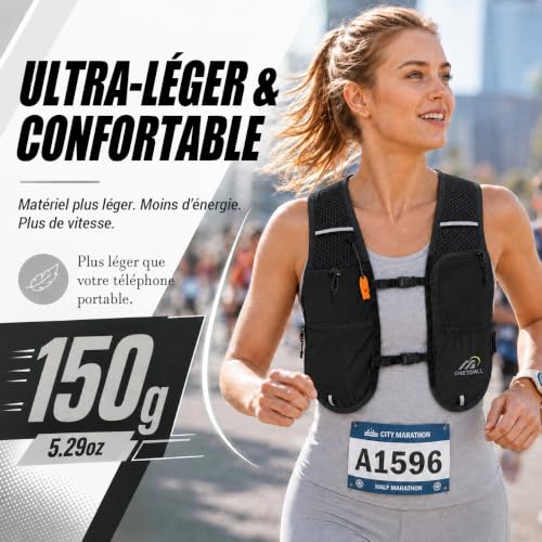 Detalle 2 de ONETOALL Gilet d’hydratation 2 L