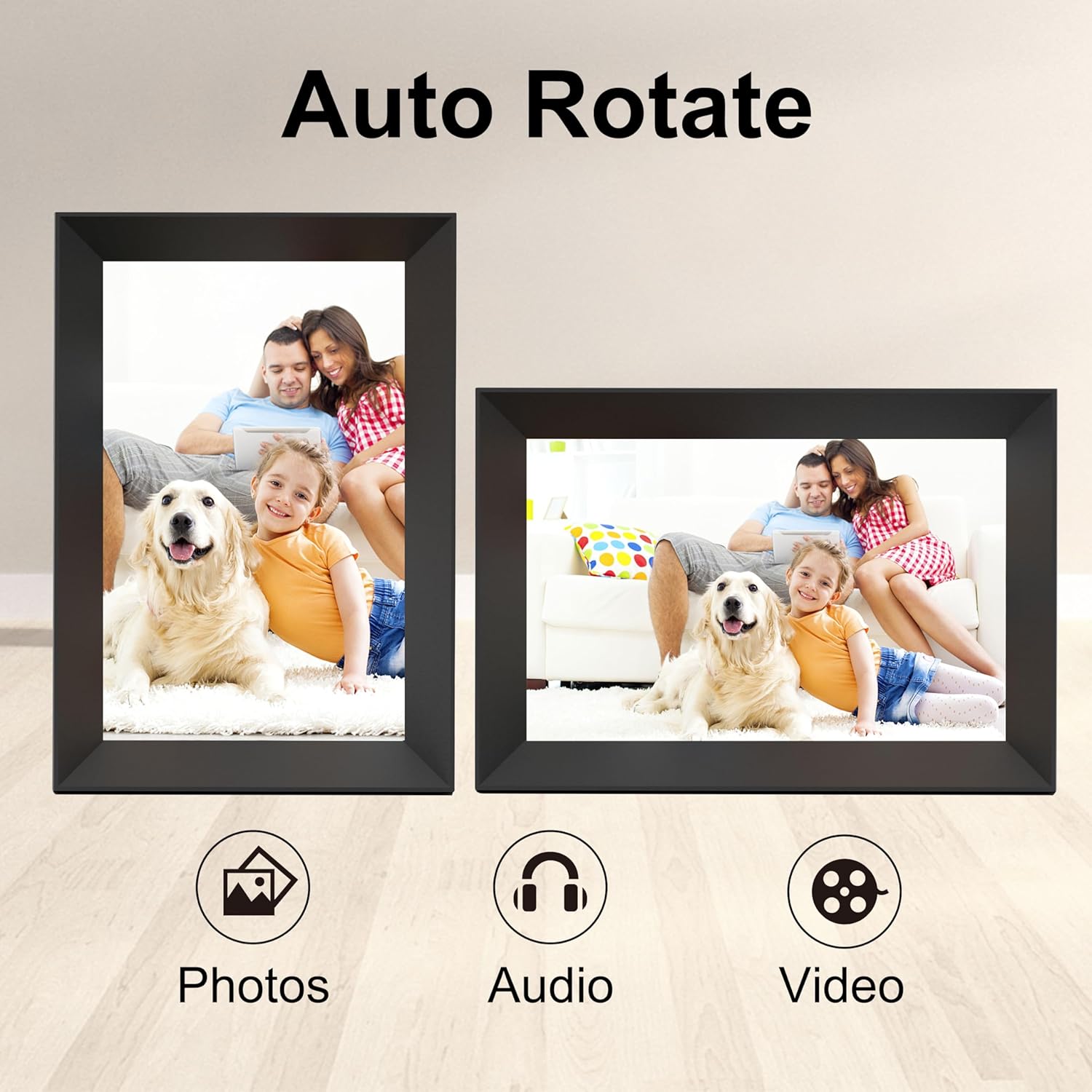 Thumbnail 3 de Frameo 10.1 inch WiFi Digital Photo Frame with HD IPS Touch Screen and 32GB memory