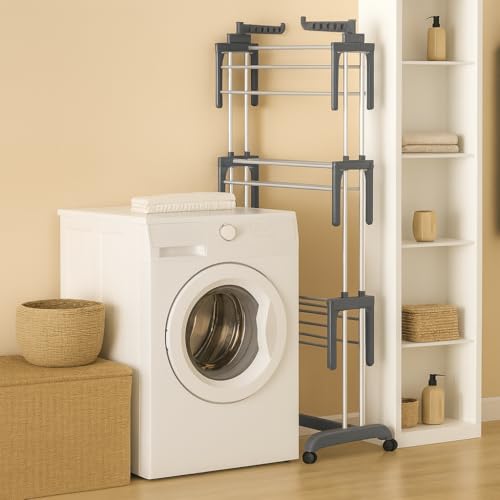 Thumbnail 4 de T-LOVENDO.ES Tendedero Vertical 4 Niveles con Ruedas