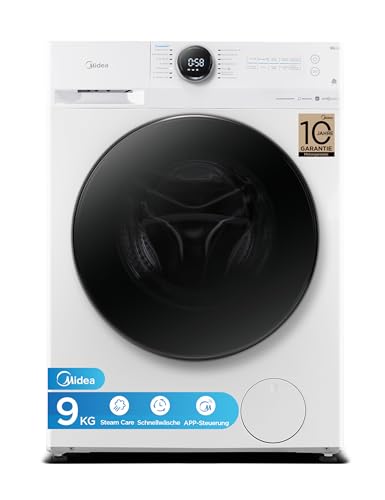 Detalle de Midea MF200W90WB-14A 9 kg Waschmaschine – Energieeffizienz A, weiß