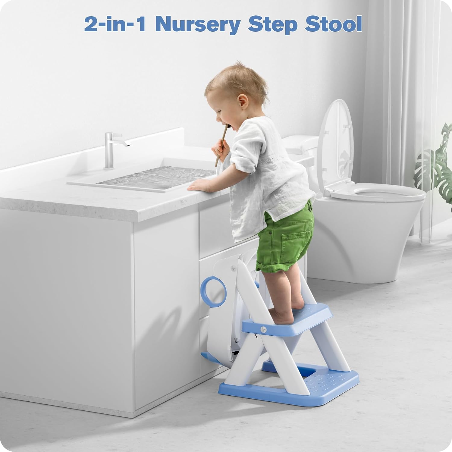 Thumbnail 5 de Rabb 1st Kindertoilettenleiter 2-in-1 mit Treppe: höhenverstellbarer Toilettensitz für Jungen & Mädchen
